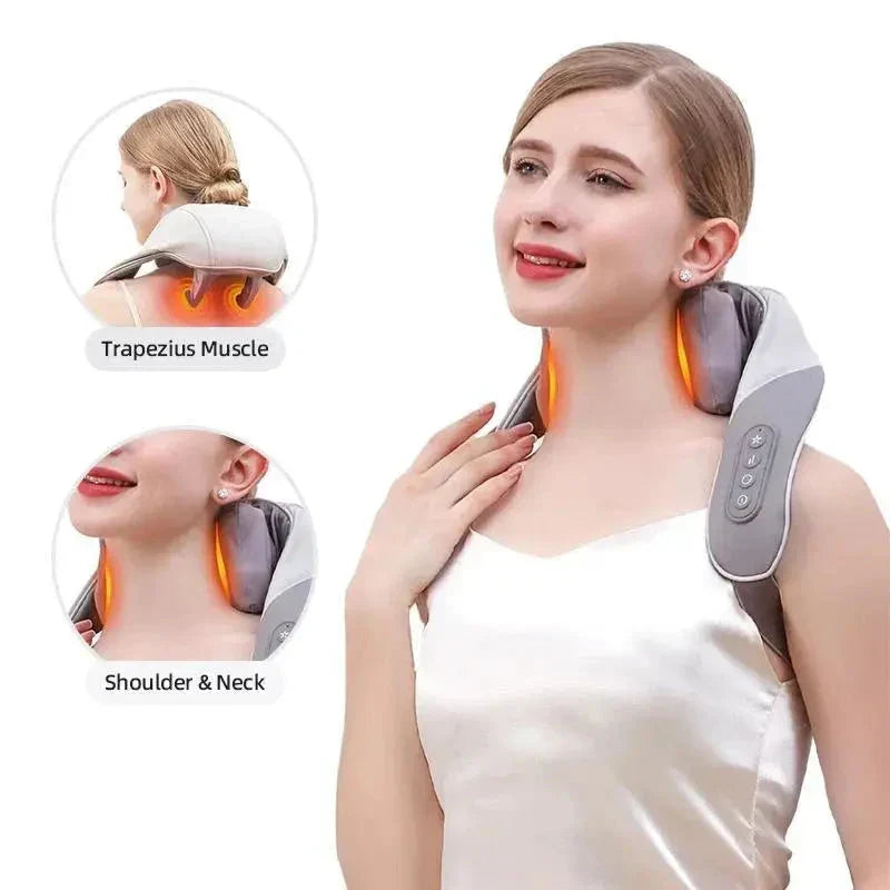 Professional Wireless Neck Shoulder Back Massager
